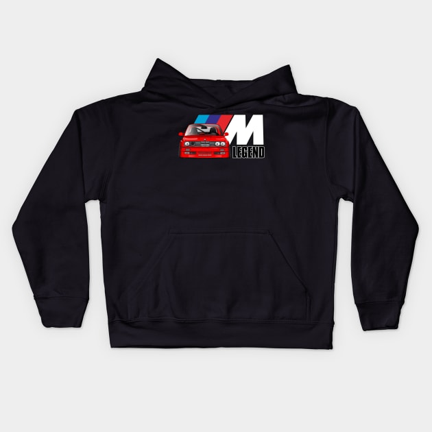 Legend_E30 Kids Hoodie by melsa